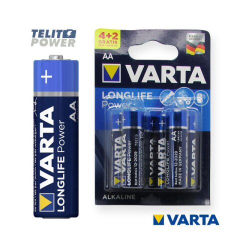 Varta longlife power high energy LR6 AA alkalna - cena na komad ( 1681 ) Slike
