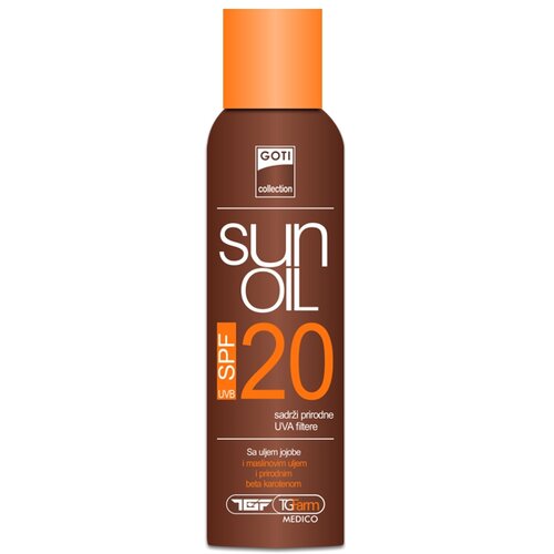 TGFarm Medico goti ulje za sunčanje SPF20, 135ml Cene