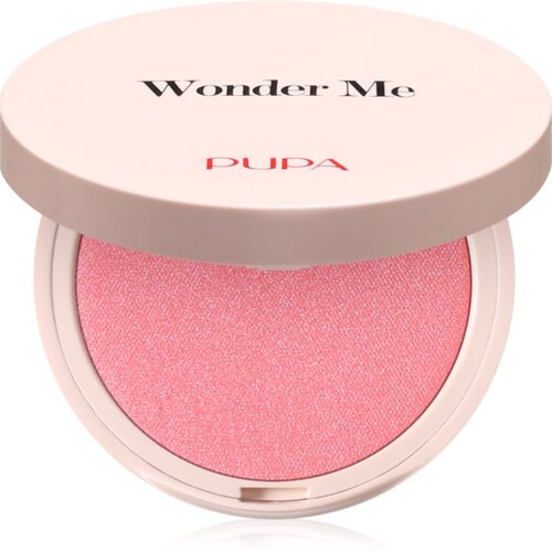 PUPA Milano Wonder Me Natural Effect Blush kompaktno rdečilo za naraven videz odtenek 006 First Kiss - Radiant 4 g Slike