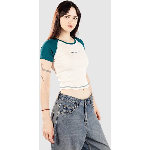 Blue Tomato Baby Raglan T-shirt eggwhite / teal Slike