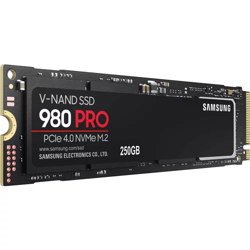 Samsung SSD-disk 980 PRO 250GB M.2 PCIe4.0 NVMe 1.3 (MZ-V8P250BW)