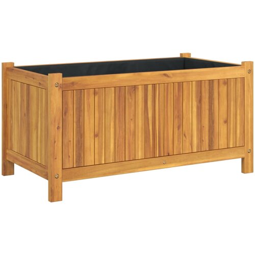 Maison Chic Vrtno cvetlično korito - Cvetlični Lonec s podlogo 80x42x40 cm trden akacijev les, (21789922) Slike