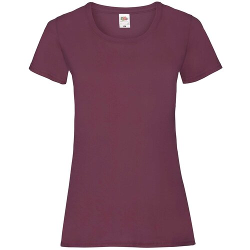 Fruit Of The Loom Valueweight Burgundy T-shirt Slike