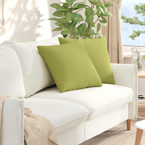  Jastučići za sofu 2 pcs Svijetlo zelena 50 x 50 cm tkanina Cijene