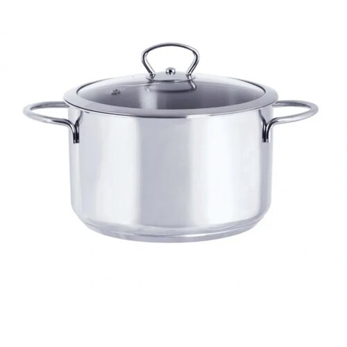 Metalac &amp;scaron;erpa sa poklopcem inox 20cm Slike