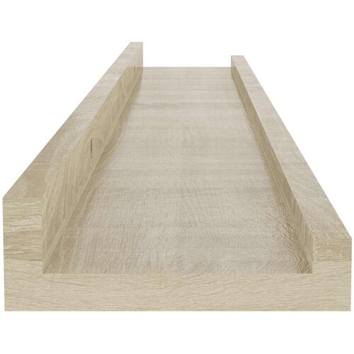  Zidne police 4 kom boja hrasta sonome 60 x 9 x 3 cm Slike