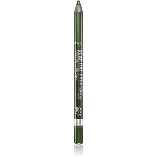 Rimmel London Scandal Eyes Kajal 24HR vodoodporno črtalo za oči 1,3 g odtenek 006 Green Cene