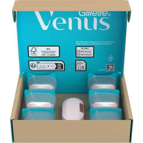 Gillette Venus PRO Smooth Sensitive nadomestne britvice 10 kos Slike