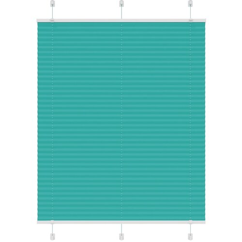 vidaXL Plisirana roleta Petrol Zelena 105x150 cm Širina tkanine Cijene