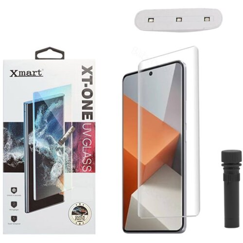 Xmart X MART Za&scaron;titno staklo UV Glue Full Cover + lampa za Xiaomi Redmi Note 14 Pro Plus Cene