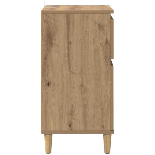  Noćni ormar s ladicama 2 pcs Umjetnički hrast 40 x 35 x 70 cm Slike