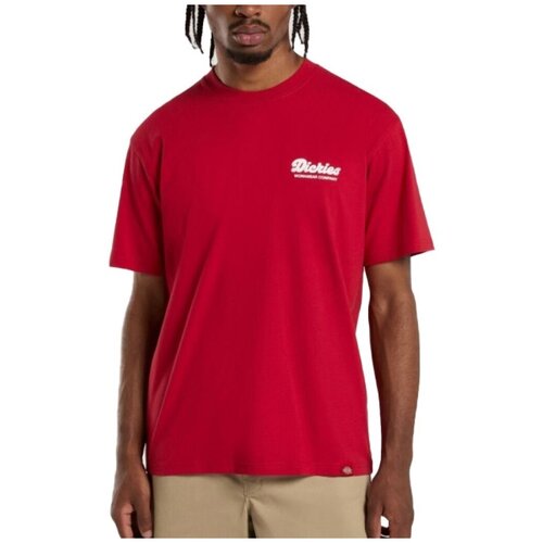 Dickies DK0A4Z8Z0ER1 LEWISTOWN SS TEE ENGLI Crvena Slike