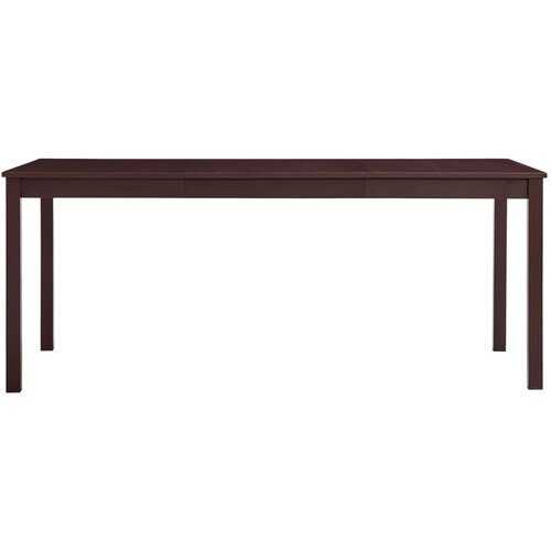 Maison Chic Jedilna miza - Kuhinjska miza - Jedilni stol temno rjava 180x90x73 cm borovina, (21715112) Cene