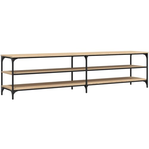 Maison Chic TV omarica - TV stojalo - Televizijska omarica sonoma hrast 200x30x50 cm inženirski les, (21699295) Slike