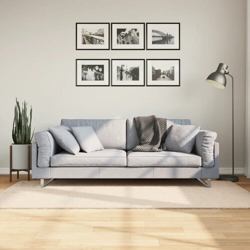 vidaXL Preproga HUARTE kratka vlakna mehka in pralna bež 100x200 cm Cene