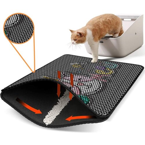 WALLXPERT Nrszn0179 multicolor cat litter mat Cene