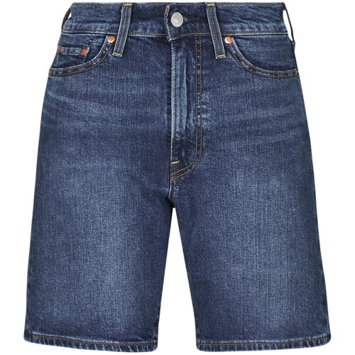 Levi&amp;#039;s RIBCAGE BERMUDA SHORT Plava Slike