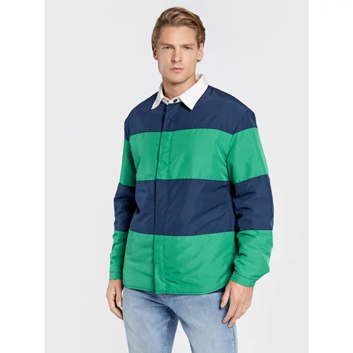 United Colors Of Benetton Prehodna jakna 2VEGUN011 Mornarsko modra Regular Fit