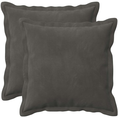  Presvlaka za jastuk 2 pcs HOUTEN Tamnosiva 40 x 40 cm Bar&amp;scaron;un Slike