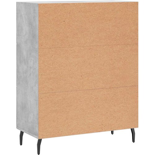  Komoda siva boja betona 69,5x34x90 cm od konstruiranog drva Slike