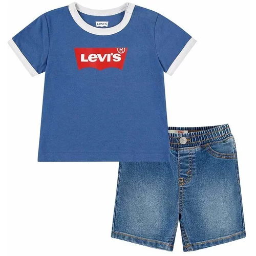 Levi's Komplet za dojenčka mornarsko modra barva