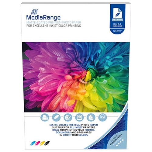 Mediarange FOTO PAPIR A4 100kom 105g MAT za InkJet pisače , MRINK116 Cijene