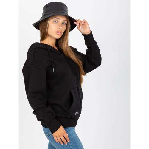 Fashion Hunters Black sweatshirt with zip pockets SUBLEVEL Slike