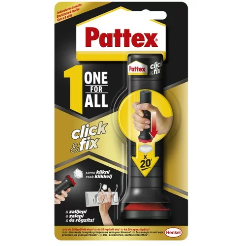 PATTEX montažno ljepilo one for all click & fix (30 g, tuba)