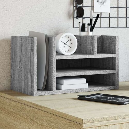  Organizator za pisalno mizo siva sonoma 44,5x24x25 cm, (21413939) Cene