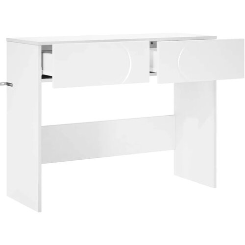  Konzolni stol Bijela 96 5 x 38 x 75 cm Konstruirano drvo - Bijela Slike