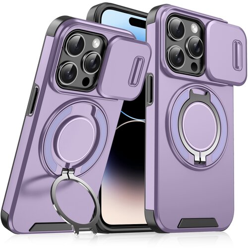  Torbica camshield ring stand za iphone 14 pro 6.1 ljubicasta Cene