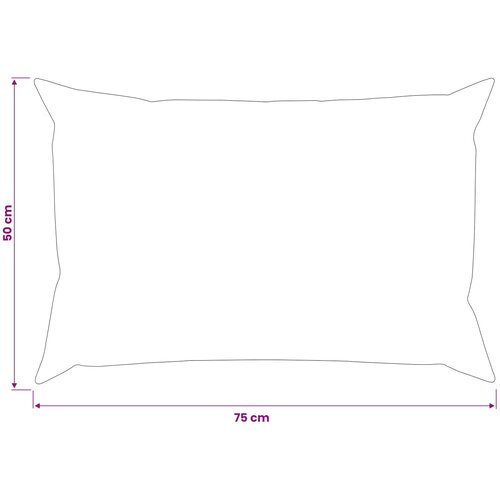  Presvlaka za jastuk 6 pcs HEERLEN Uzorak lista 50 x 75 cm Slike