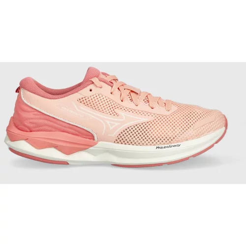 Mizuno Tekaški čevlji Wave Revolt 3 roza barva