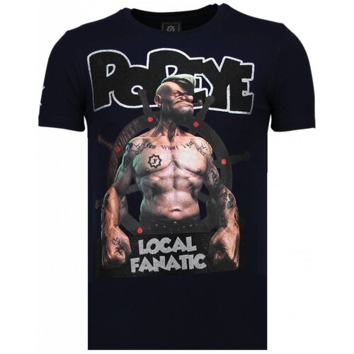 Local Fanatic Majice s kratkimi rokavi 51611744 Modra Slike