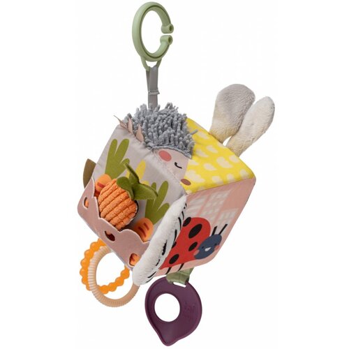 Taf Toys Activity Cube Urban Garden kontrastna viseča igrača z grizljajočim delom 1 kos Cene