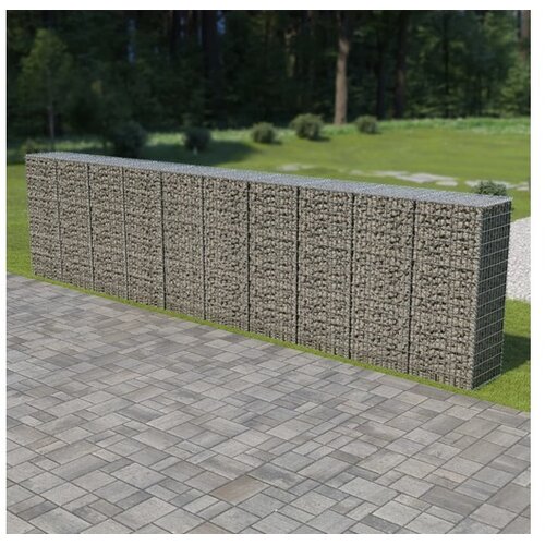  Gabionska stena s pokrovi iz pocinkanega jekla 600x50x150 cm Cene