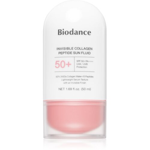 BIODANCE Invisible Collagen Peptide Sun Fluid emulzija za sunčanje s kolagenom SPF 50+ 50 ml Slike