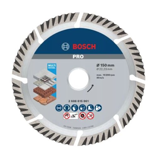 Bosch dijamantna rezna ploča PRO Multi Material 150x22,23mm - 2608615061 Cijene