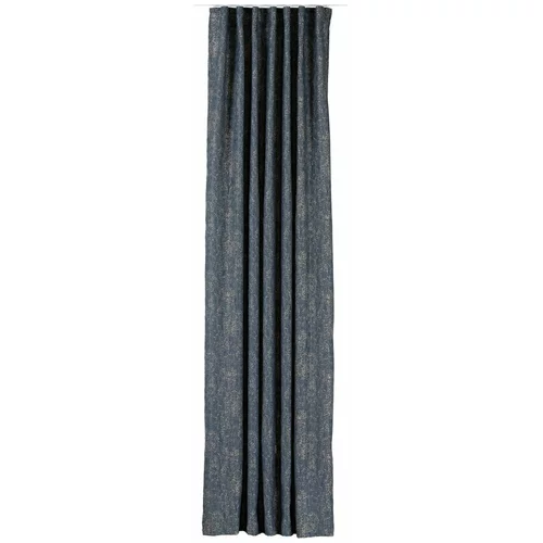 Mendola Fabrics Temno modra/siva zavesa 135x280 cm Wayland – Mendola Fabrics