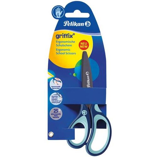 Pelikan &amp;scaron;karje Griffix, za levičarje, 15 cm, modra, 803519 Slike