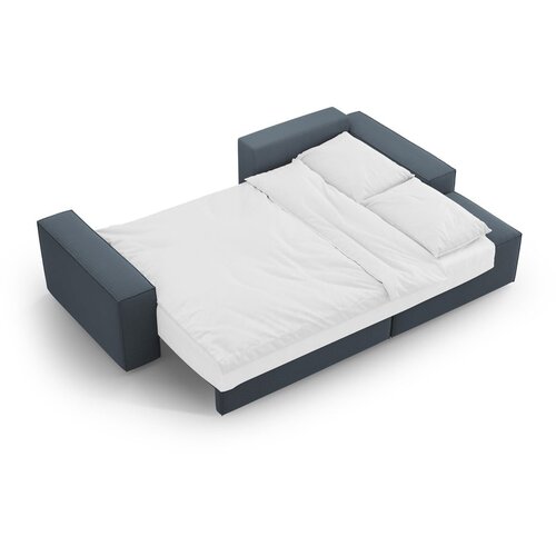 Micadoni Modra raztegljiva kotna sedežna garnitura (desni kot) Jodie &amp;ndash; Home Slike