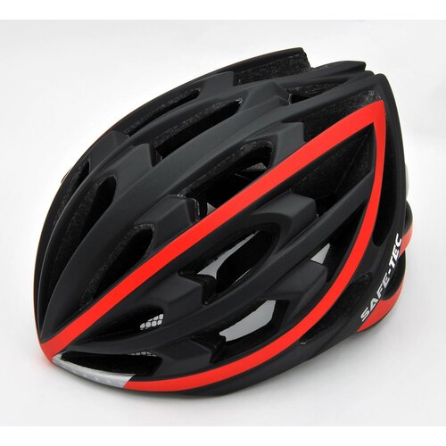 Safe-Tec TYR crna crvena S (53cm - 55cm) Slike
