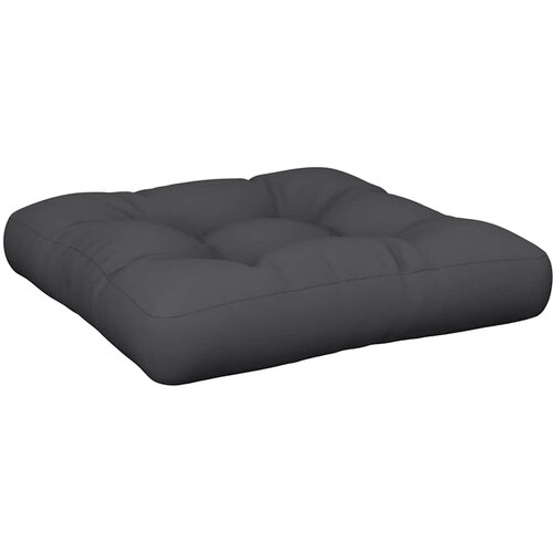  Jastuk za palete crni 60 x 60 x 12 cm od tkanine Slike