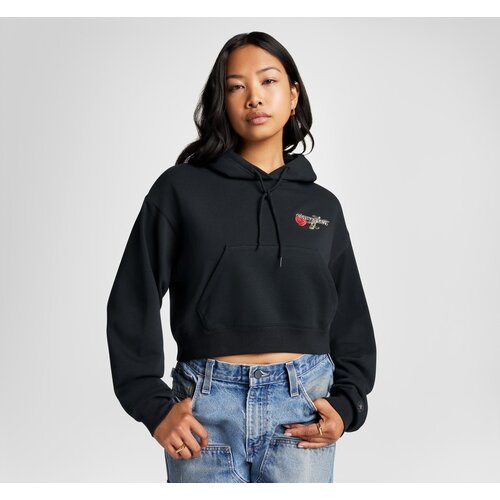 Converse Ženska dukserica thorned rose cropped hoodie Cene