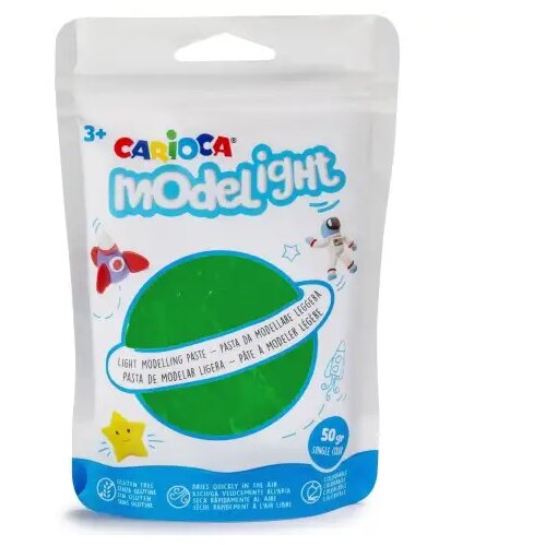 Carioca Modelight 50-gramski zeleni plastelin - Cene