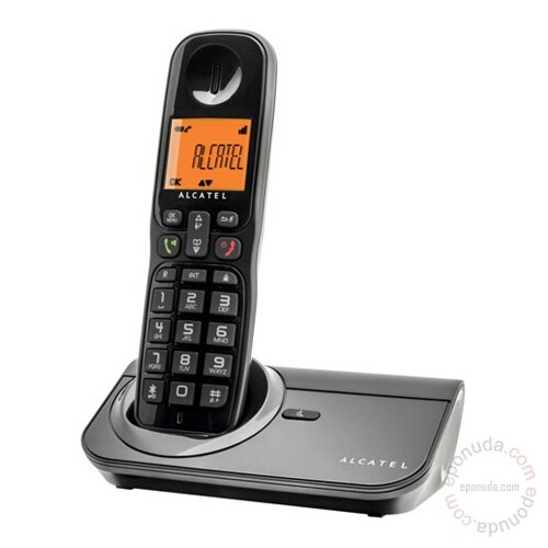 Alcatel Sigma 260 (Crna) bežični telefon Slike