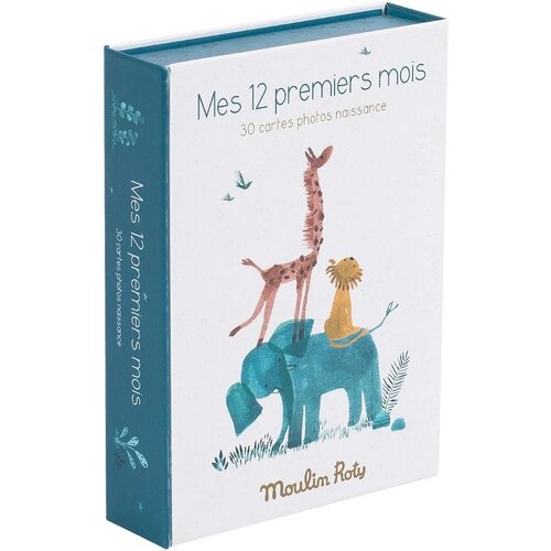 Moulin Roty Knjiga uspomena Mojih prvih 12 meseci na francuskom jeziku - Sous Mon Baobab Slike