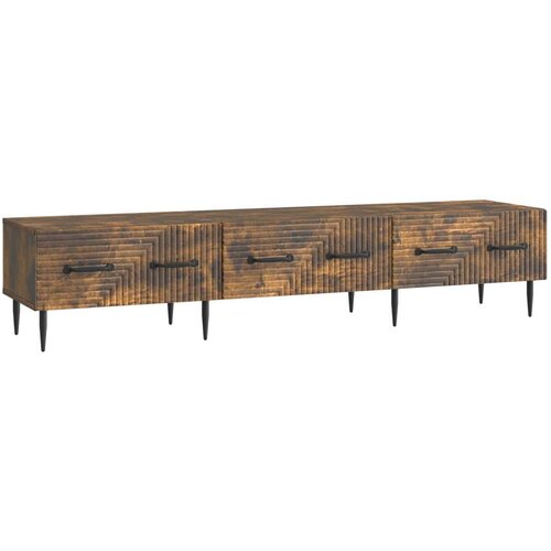 TV ormar Dimljeni hrast 147 x 34 5 x 30 cm Konstruirano drvo - Dimljeni hrast Cene