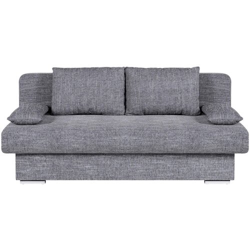 P & B ZOFA S POSTELJNO FUNKCIJO, siva tekstil, leseni material Cene