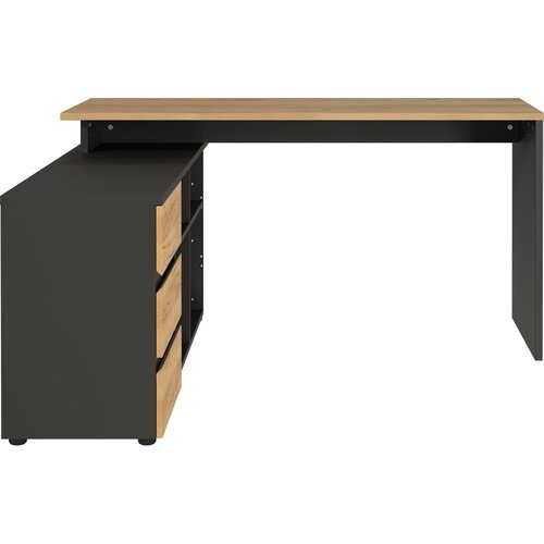 Germania Radni stol u dekoru hrasta 146x145 cm Lissabon - Cijene